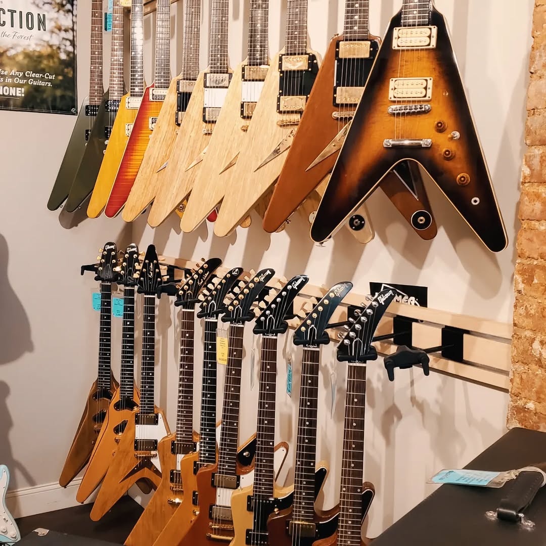 Different style of guitars